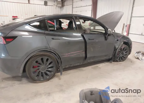 2022 Tesla Model Y Performance Dual Motor All-Wheel Drive из США, поврежденный, VIN 7SAYGDEF3NF456539